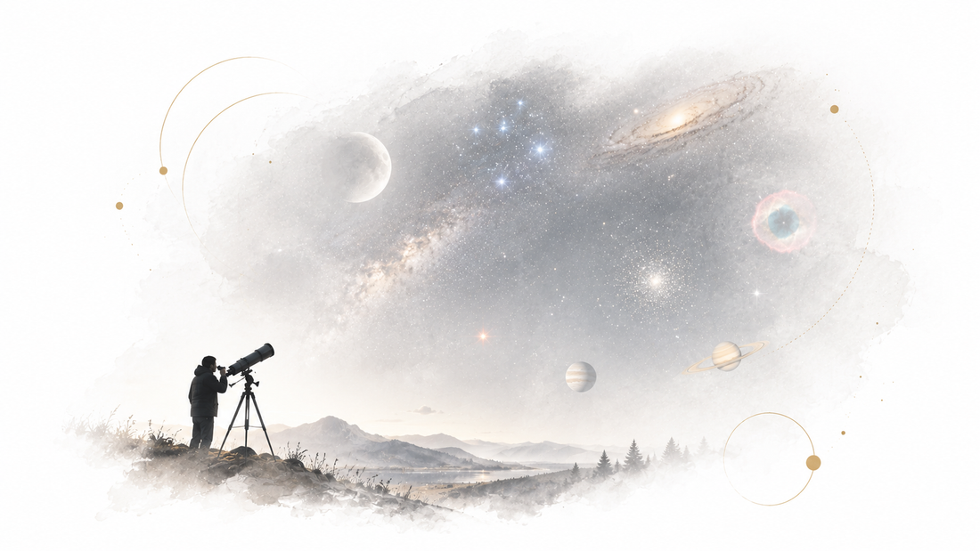 Que peut-on voir avec un télescope amateur ? | SEVUN
