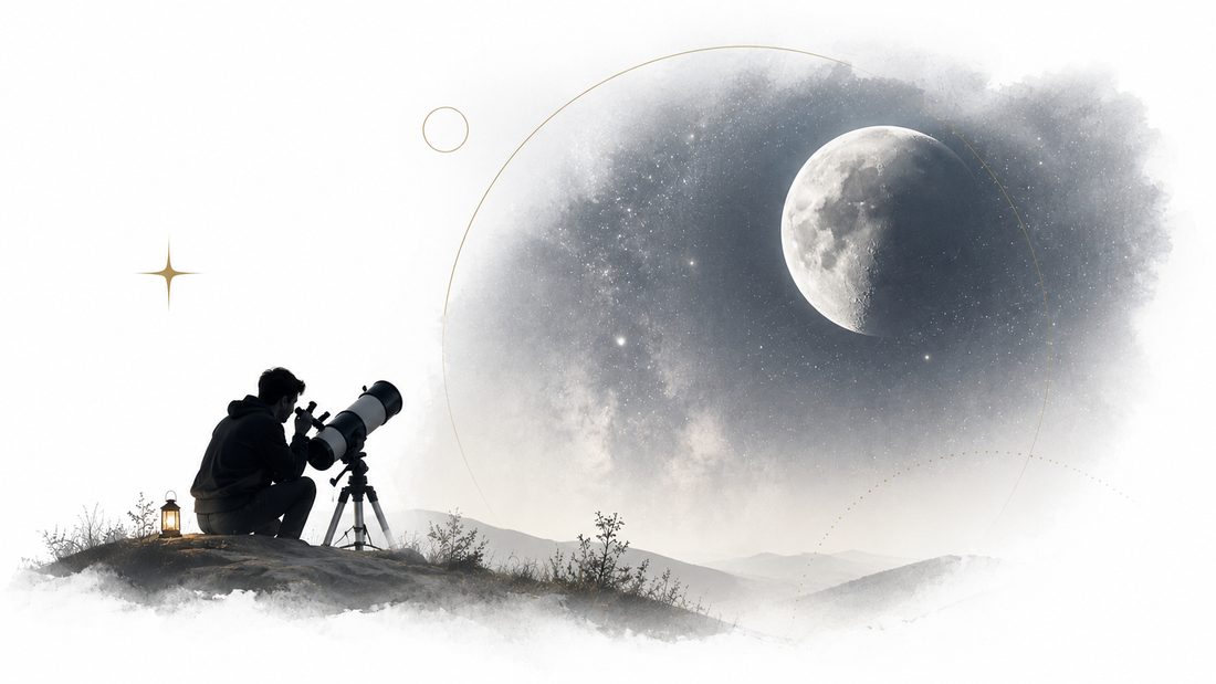 Comment observer la Lune avec un télescope ? Guide débutant | SEVUN